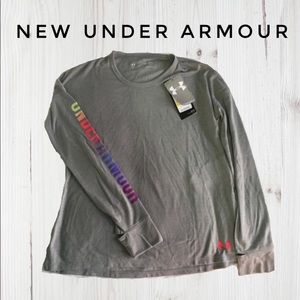 Girls Under Armour Grey Longsleeve